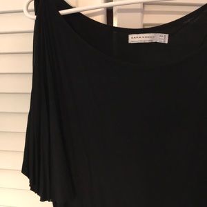 Zara cold shoulder billowy sleeve.